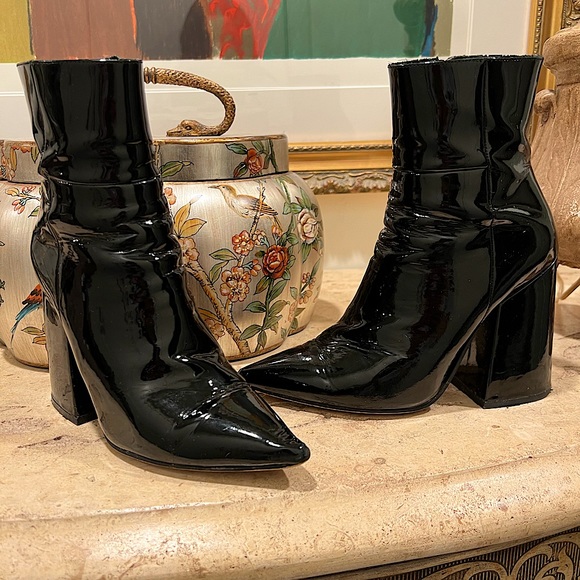 Alias Mae Ahara Bootie in Black Patent Leather - Picture 6 of 15